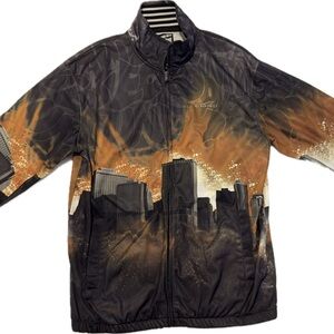 Urban Skyline Printed Jacket
